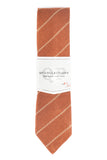 Rust Stripe Necktie