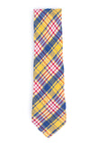 Plaid Plisse Necktie