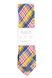 Plaid Plisse Necktie