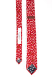 Red Kimono Skinny Tie