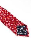 Red Kimono Skinny Tie