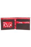 Men's Wallet - Brown Bandana