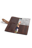 Women's Wallet - Brown, Floral